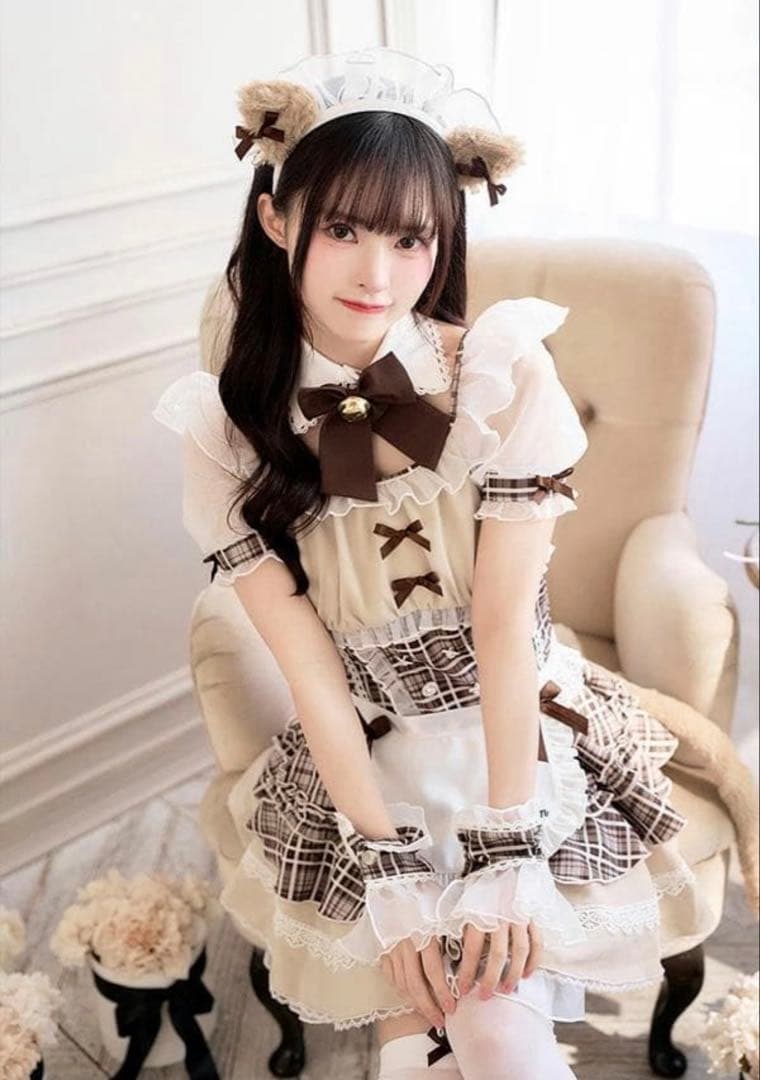 Malymoon/マリームーン ロイヤルチェックキティメイド【13日まで】