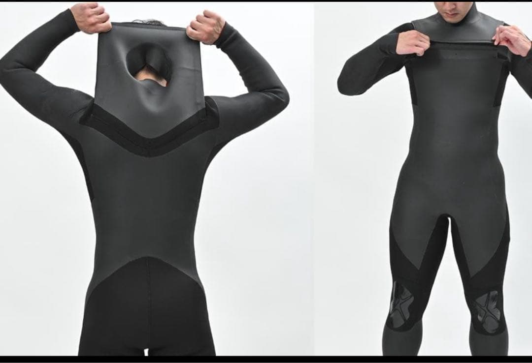 新品未使用セミドライスーツ５mm x ３mm サイズLWハイスペックで暖か〜い！