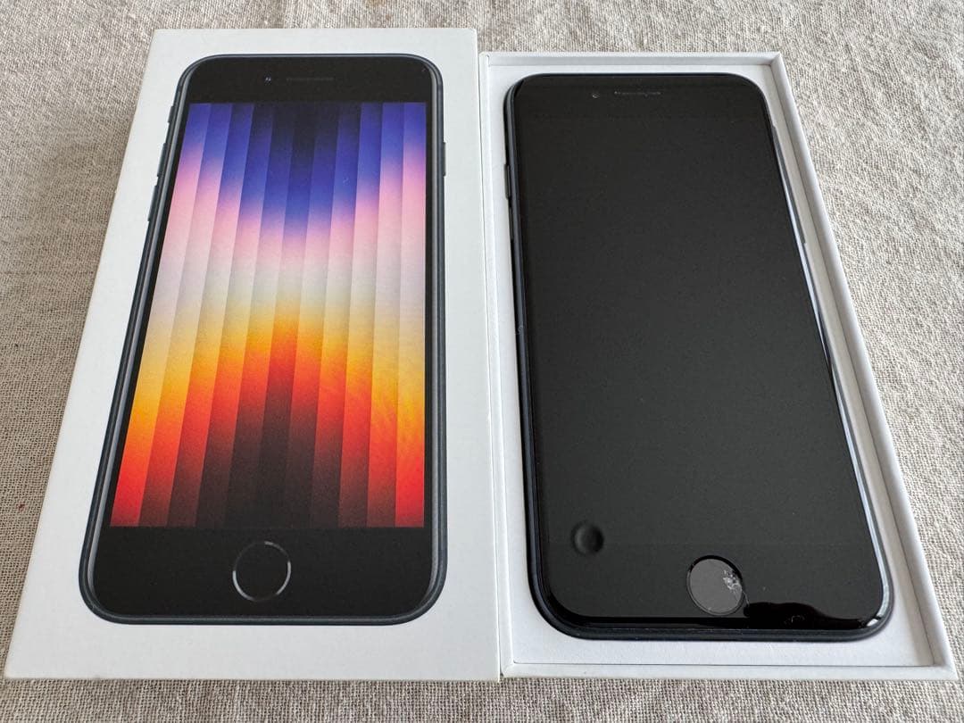 iPhoneSE3（第3世代） 256GB 80% ミッドナイト SIMフリー