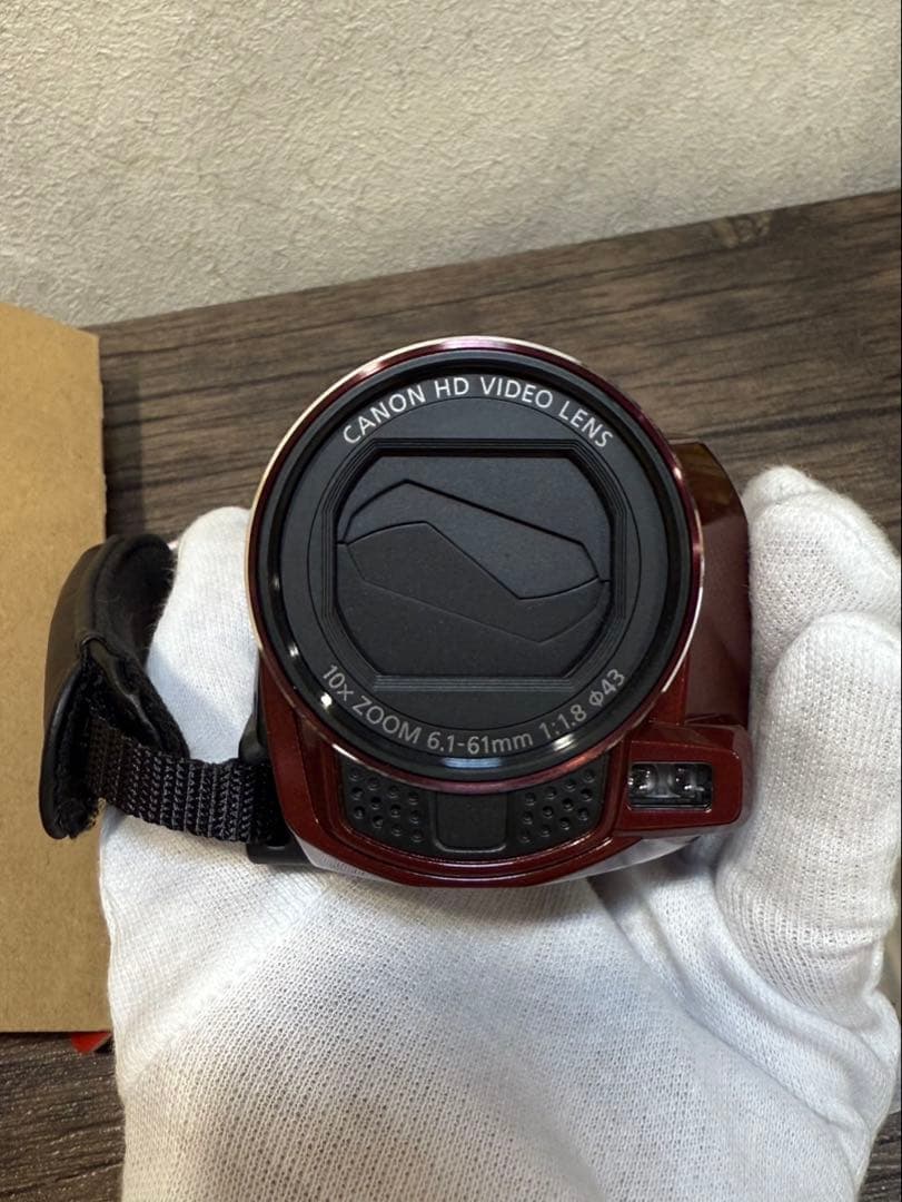 【新品未使用品】Canon キャノン　ivis HFM51 HDビデオカメラ　赤