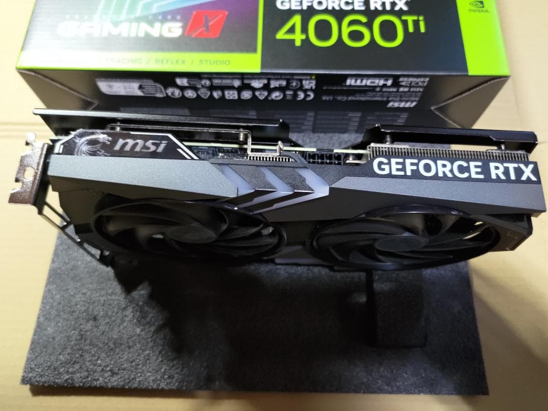 グラフィックボード・グラボ・ビデオカード GeForce RTX 4060 Ti GAMING X 16G