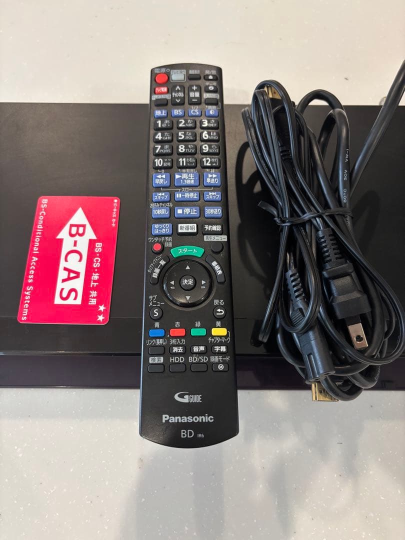 良品❣️Panasonic DMR-BRW510 4K 2番組録画　BDレコーダー