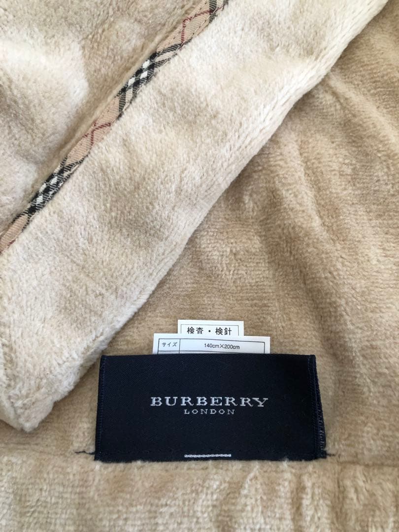【新品】BURBERRY 綿毛布140×200cm