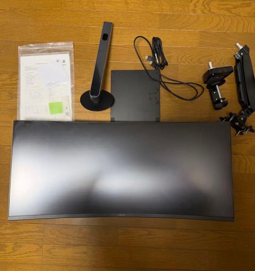 Xiaomi 34インチモニター　スピーカー　ライトセット