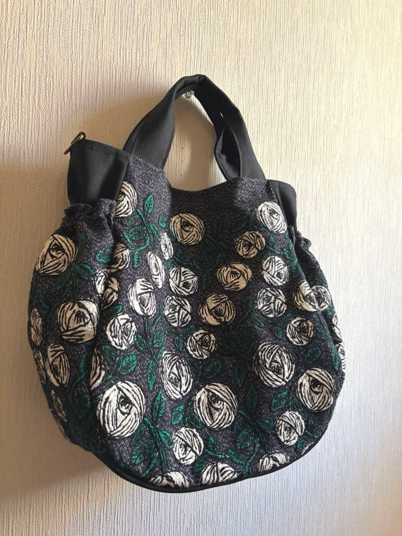 ミナペルホネン＊rosyギャザポケバッグ✂️ハンドメイド