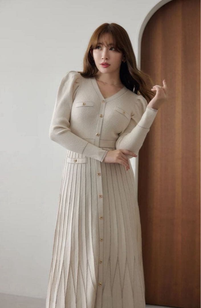 や*え様 herlipto Suite Room Knit Long Dress