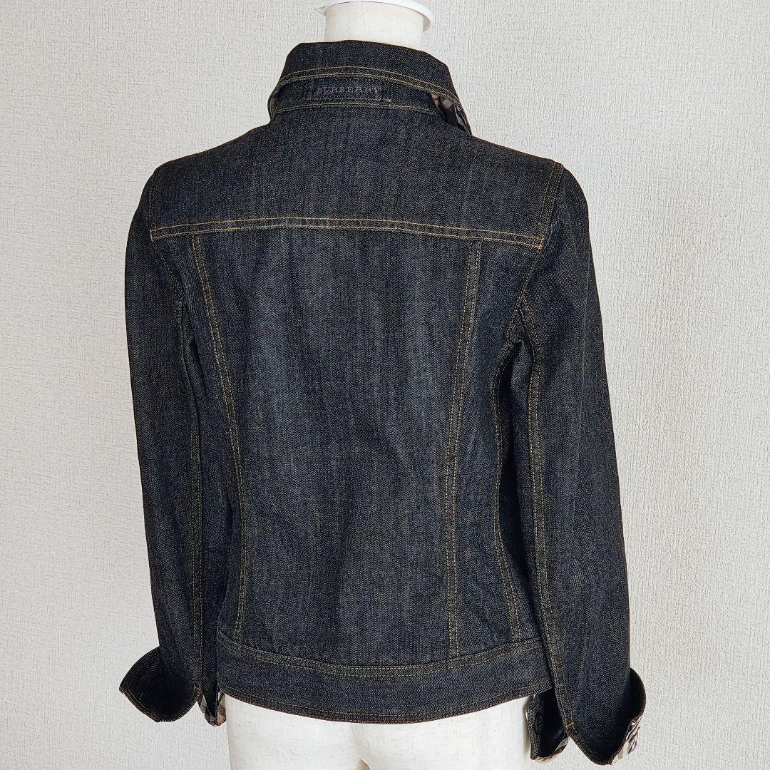 バーバリーロンドン Gジャン デニムジャケット ノバチェック Mサイズ