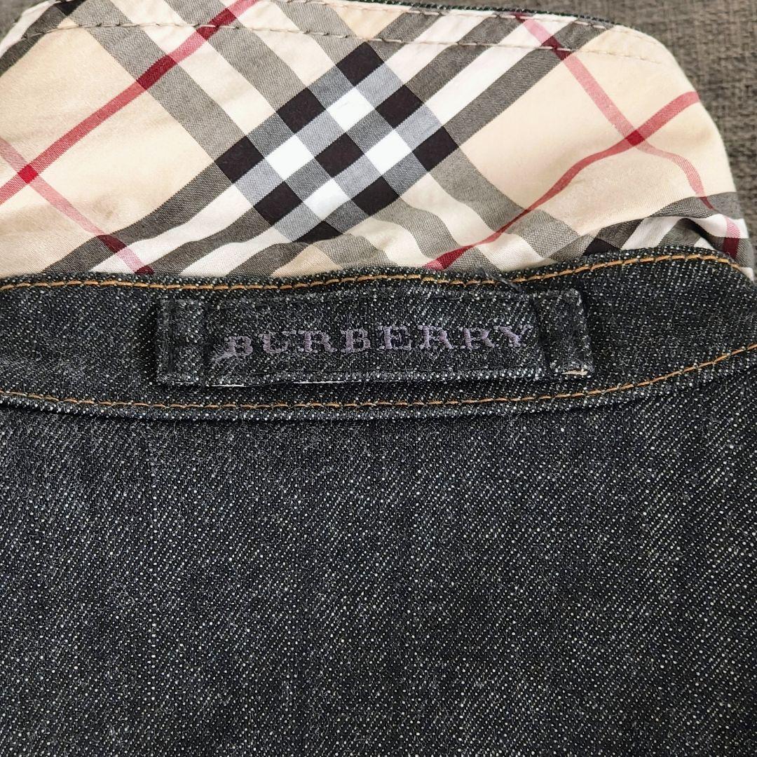 バーバリーロンドン Gジャン デニムジャケット ノバチェック Mサイズ