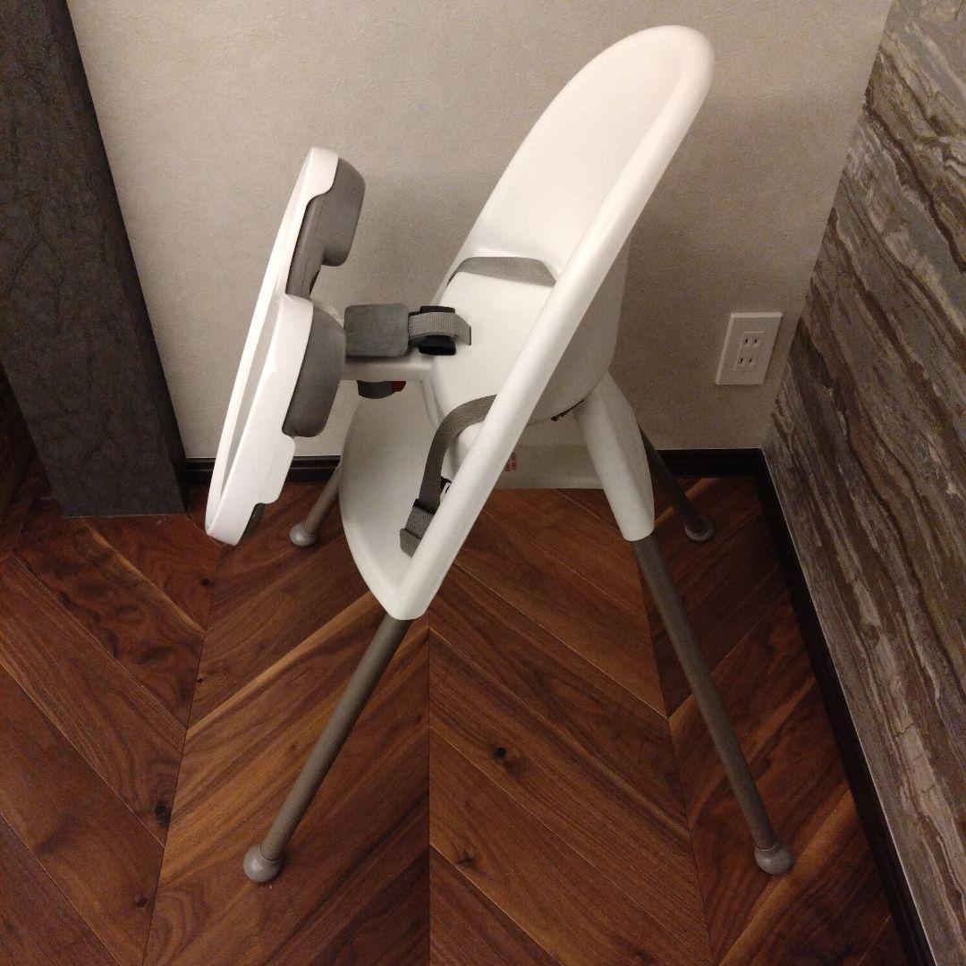 【希少！グレー脚】BabyBjorn ベビービョルン ハイチェア ハーネス付き