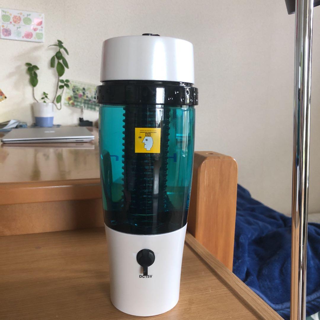 水素吸入器 ツーウェイタイプ 水素ヒーラー　携帯用水素水生成器 吸引型 (白)