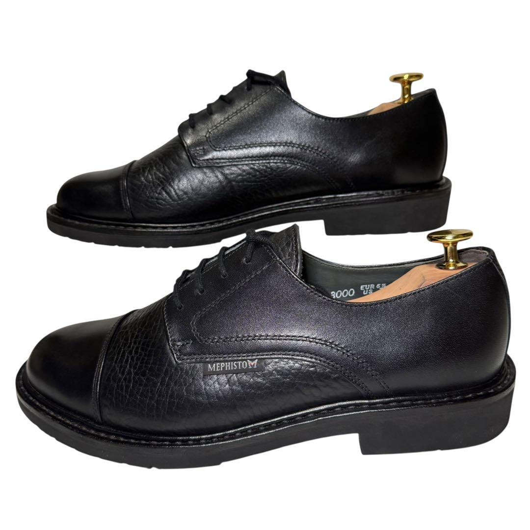 【美品】メフィスト MELCHIOR ストレートチップ25cm 黒