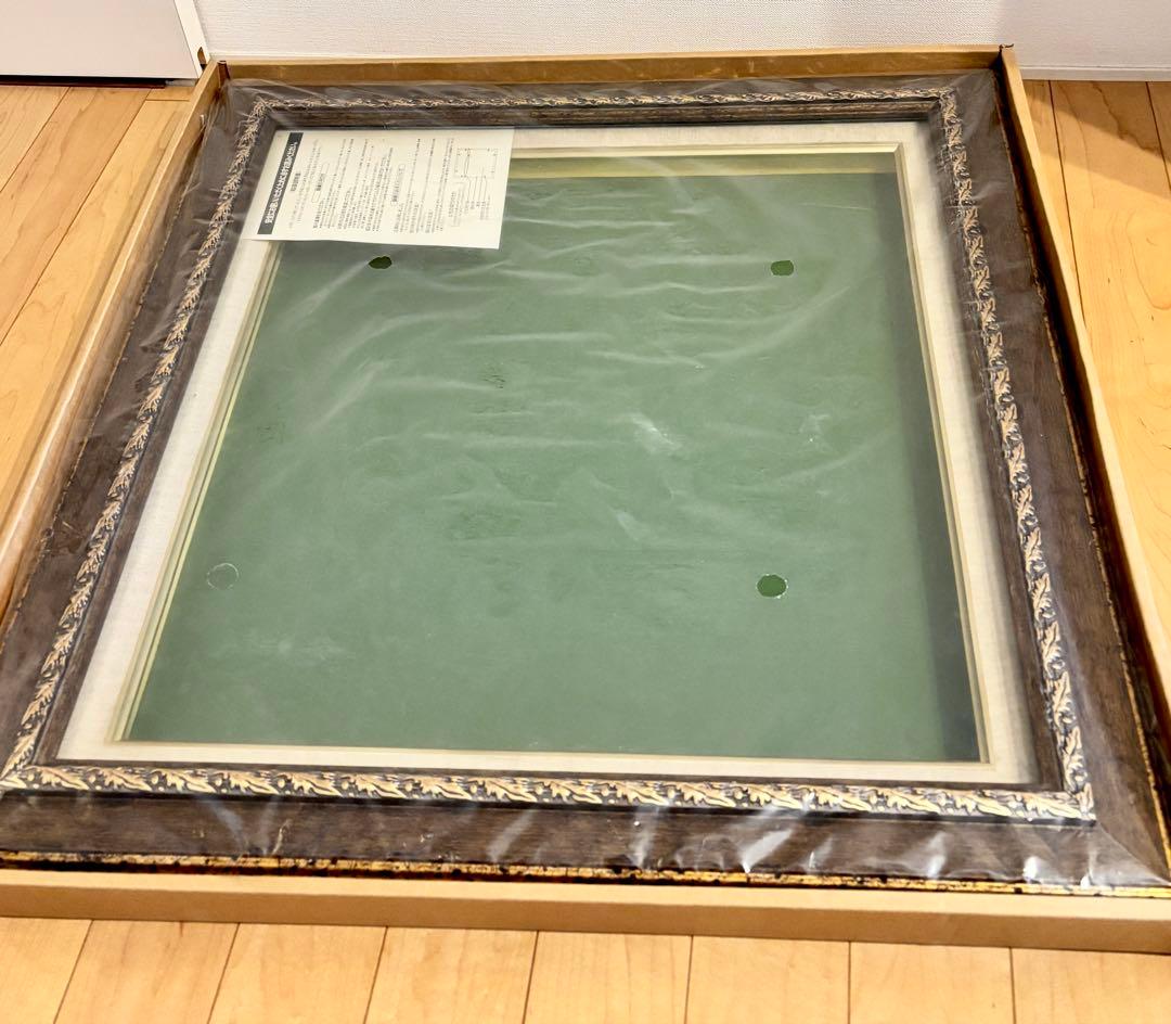 アンティーク　油絵　額縁