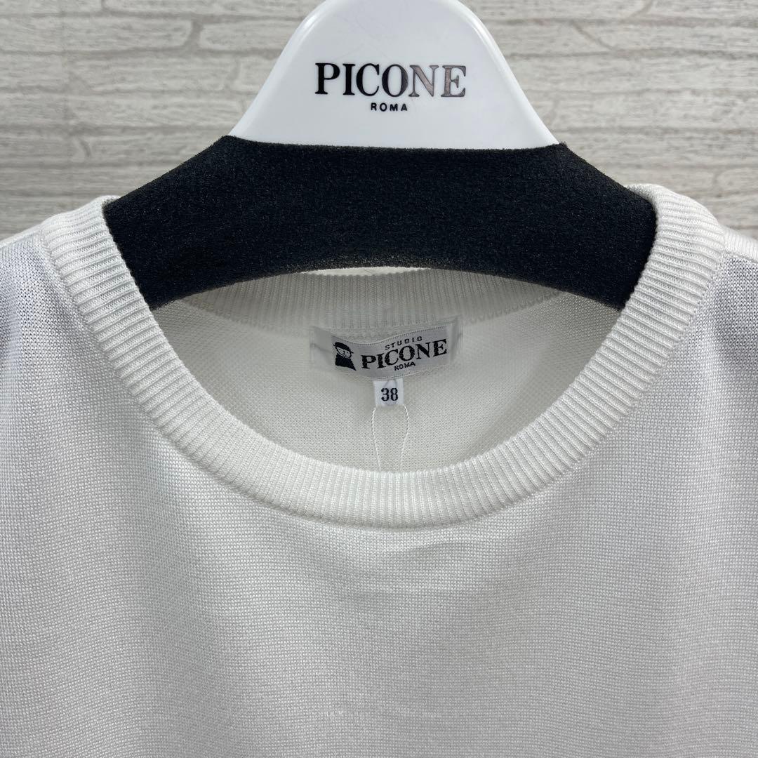 PICONE 刺繍ロゴ 長袖Tシャツ サイズM