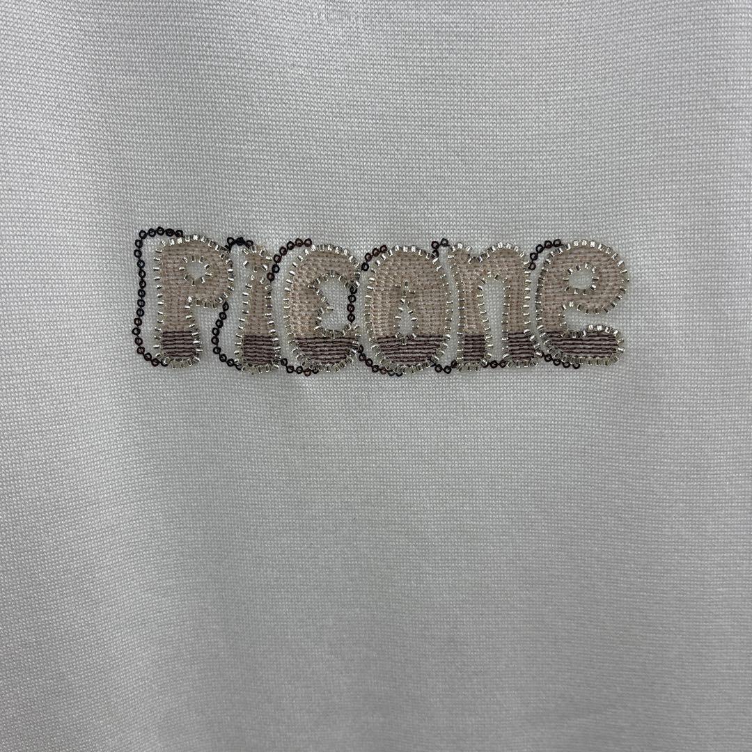PICONE 刺繍ロゴ 長袖Tシャツ サイズM