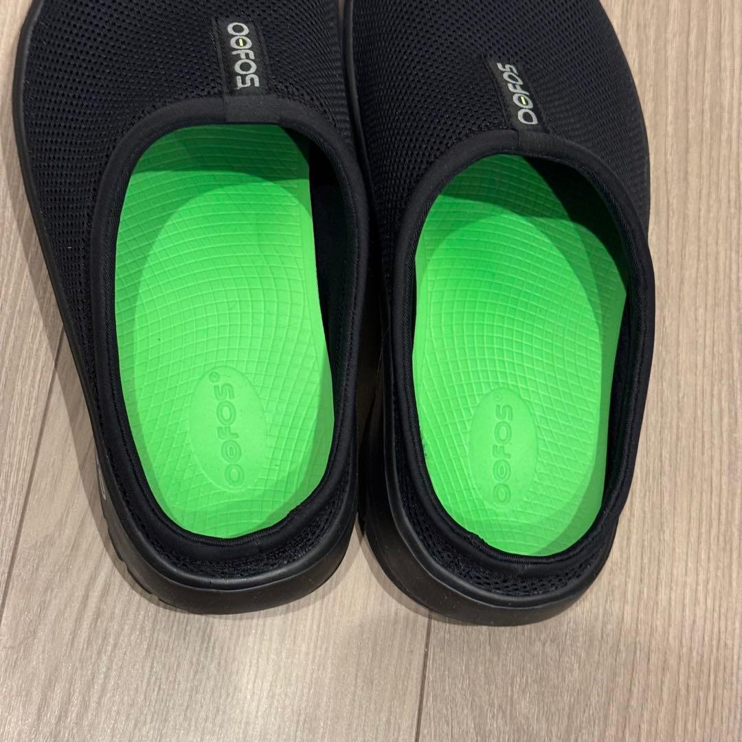 oofos OOCOOZIE SPORT MULE サンダル　黒　28cm
