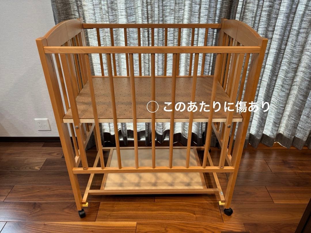 スリーピー　日本製 ベビーベッド 「ミニ ワンタッチハイベッド プチ」