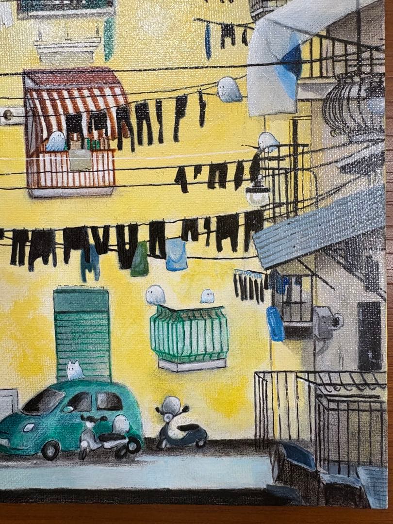 naples morning アクリル画