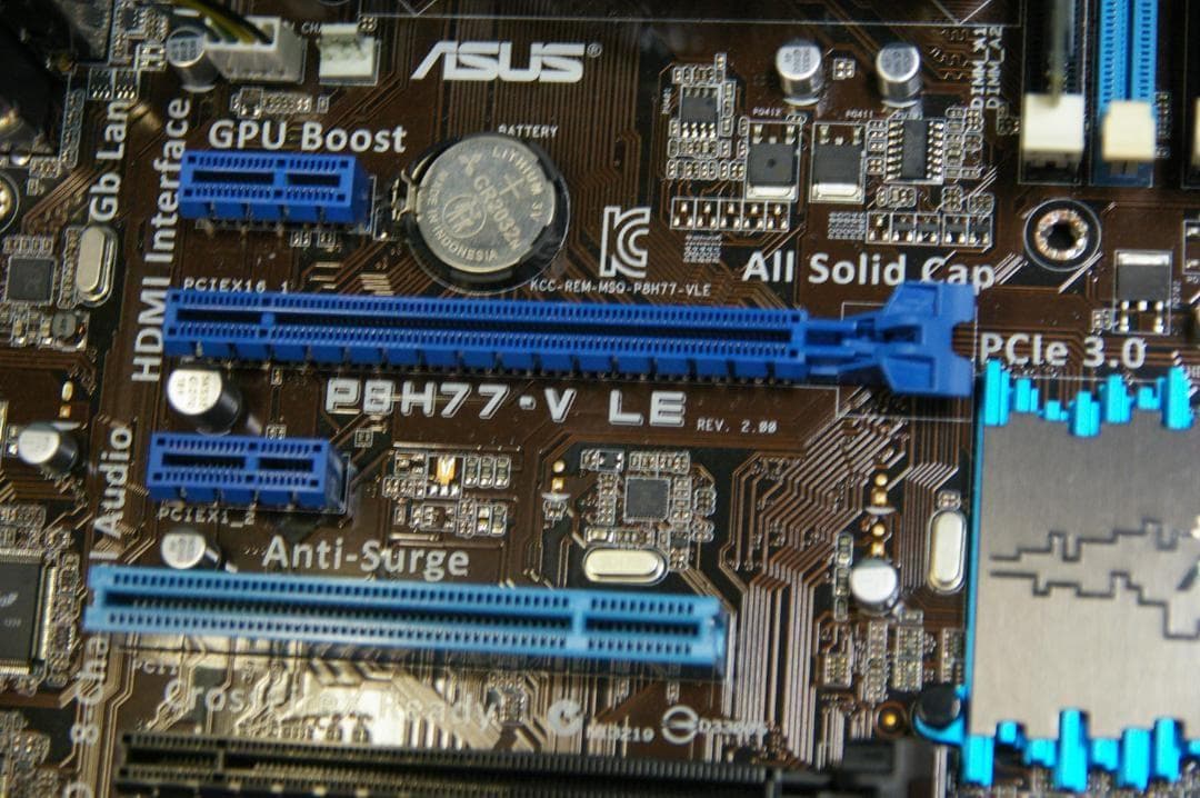 ASUS P8H77-V LE +i7-2600K+8GBメモリー+SSD120