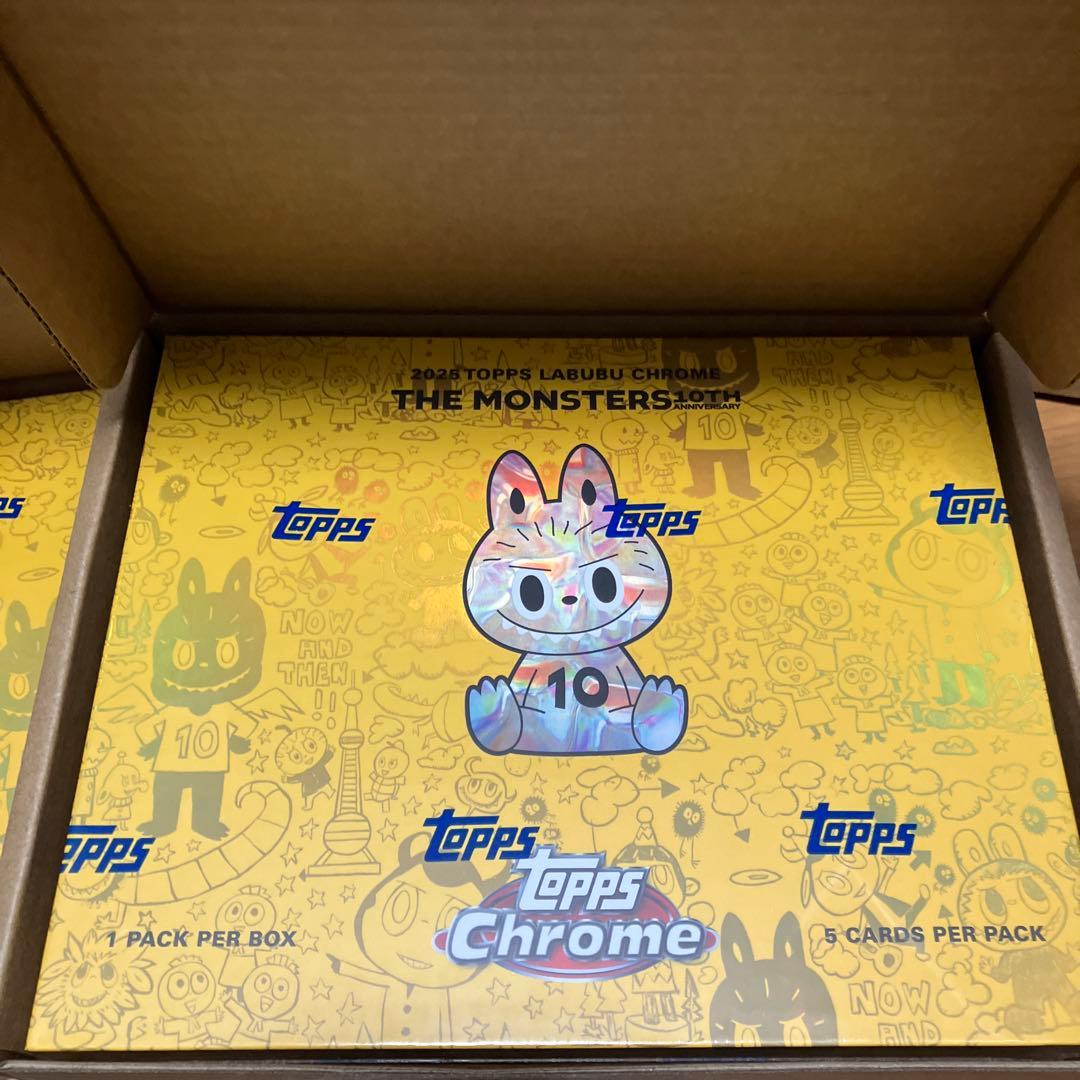 トップスクローム「2025 ラブブ 10周年 アニバーサリーボックス」ボックス