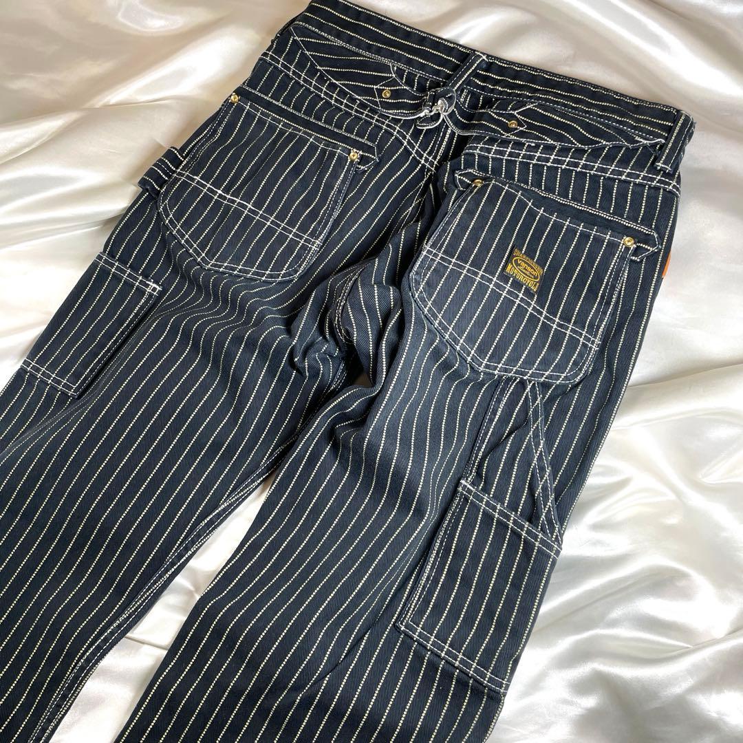 美品　VANSON バンソン　ウォバッシュパンツ　デニム　32 日本製