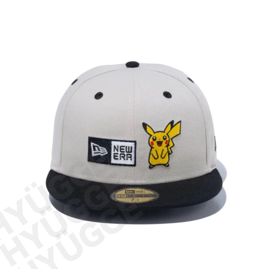 59FIFTY Pokémonポケモン ピカチュウ ボックスロゴ キャップ
