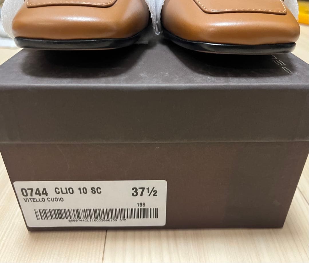 新品未使用　PELLICO CLIO 10 SC ローファー　ブラウン レザー