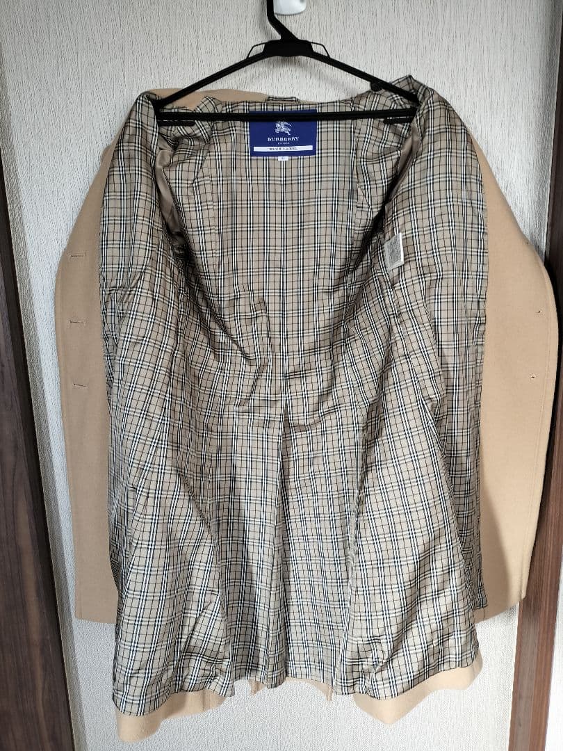 ★美品BURBERRY BLUE LABEL ベージュ コート サイズ38★