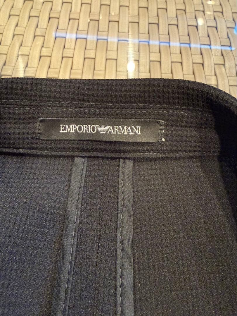 エンポリオアルマーニ　シングルブレストジャケット　ブラック　54