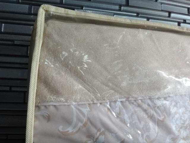 新品★シャルレ★光電子★あったか掛布団カバー★ベージュ★ダブル