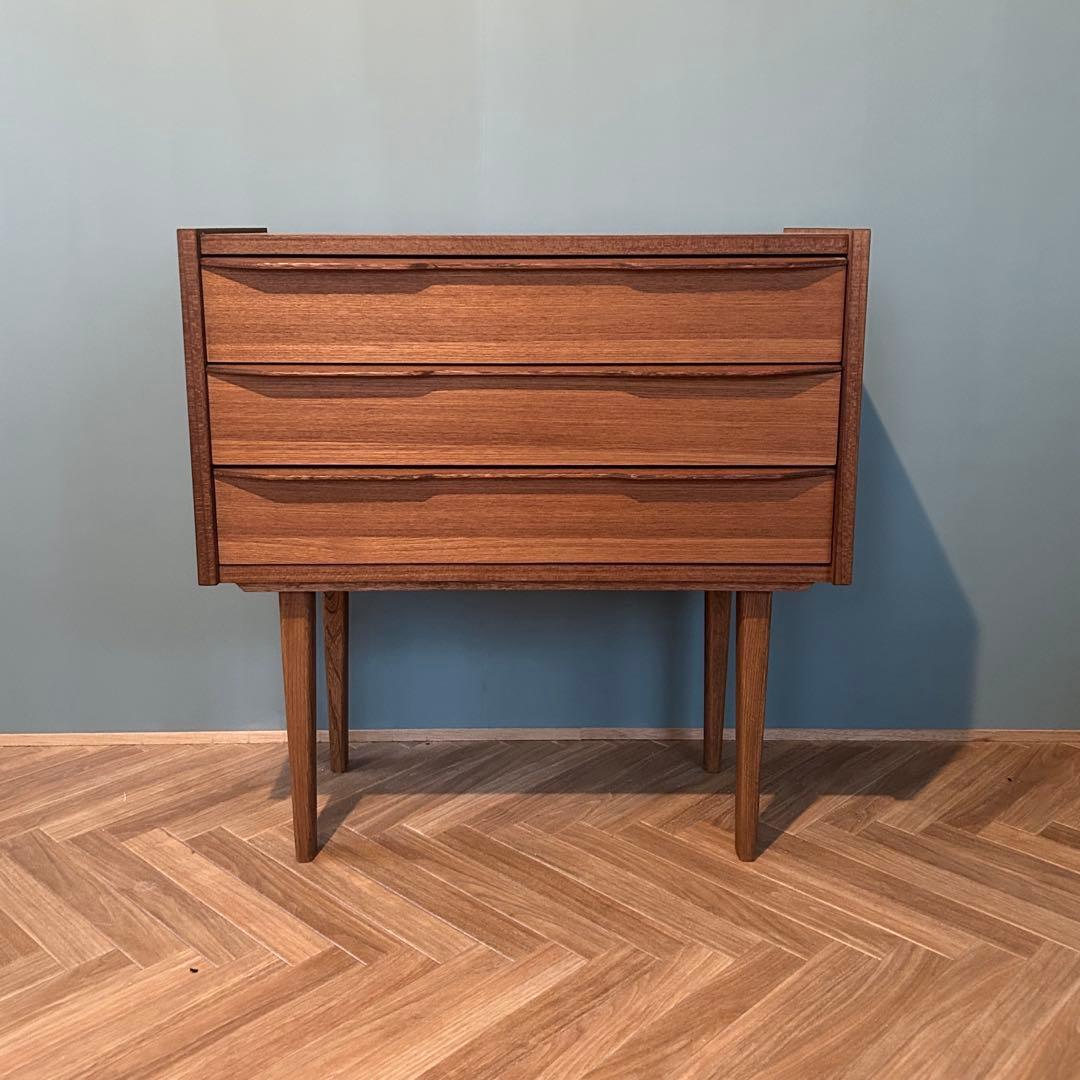 ま*ば様 チーク サイドボード チェスト 北欧 ミッドセンチュリー ビンテージ
