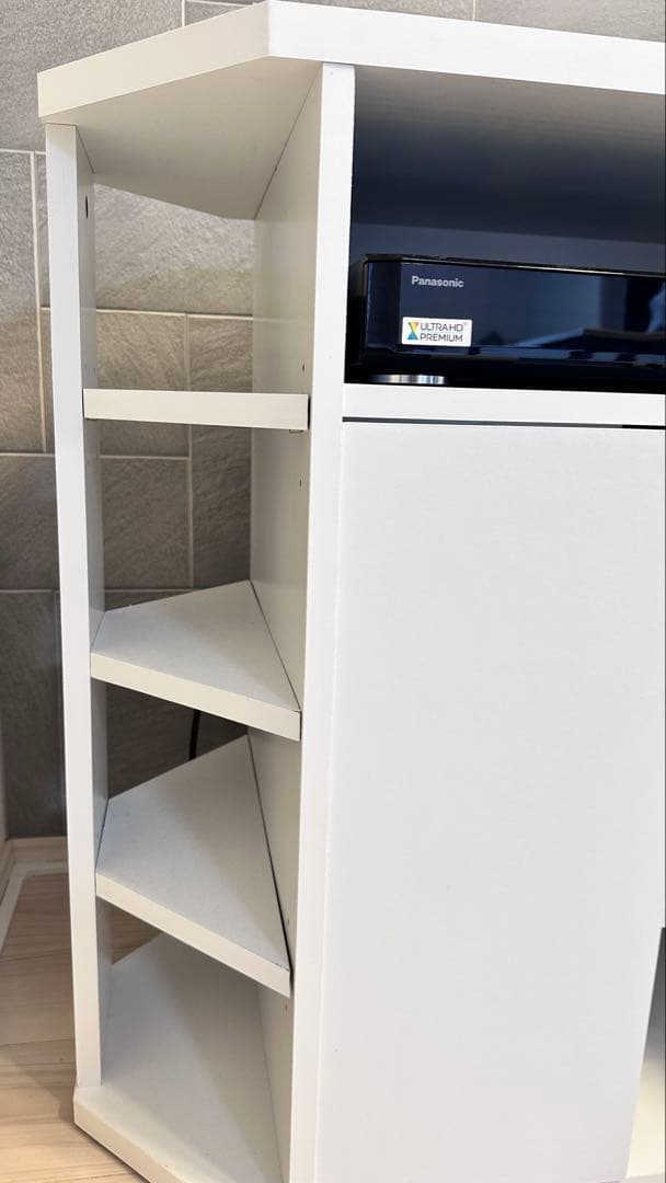 【都内どこでも！さん用】テレビ台ハイタイプ モダンデザイン ホワイト