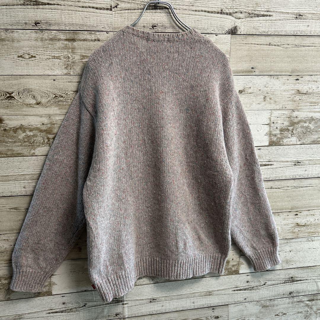 193【人気Lサイズ】シュプリーム♤刺繍スモールボックスロゴ　ニットセーター