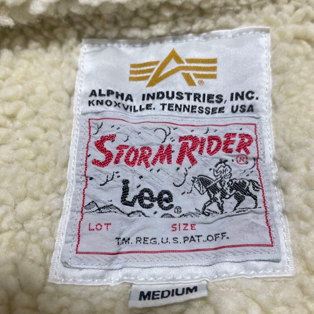 ALPHA LEE STORM RIDER M-65 デニム ジャケット
