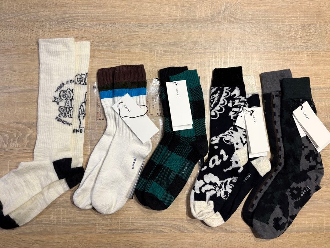 sacai ソックス靴下5点セット 総額27,000円相当