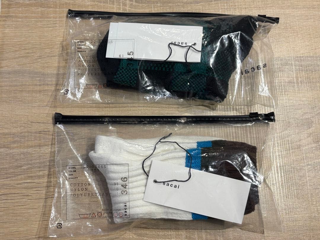 sacai ソックス靴下5点セット 総額27,000円相当