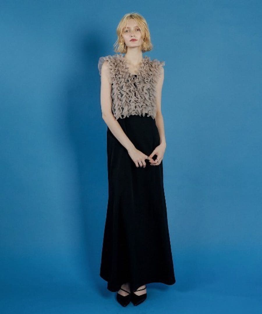 et.UNiVER ♡ Many way frill dress M ブラック