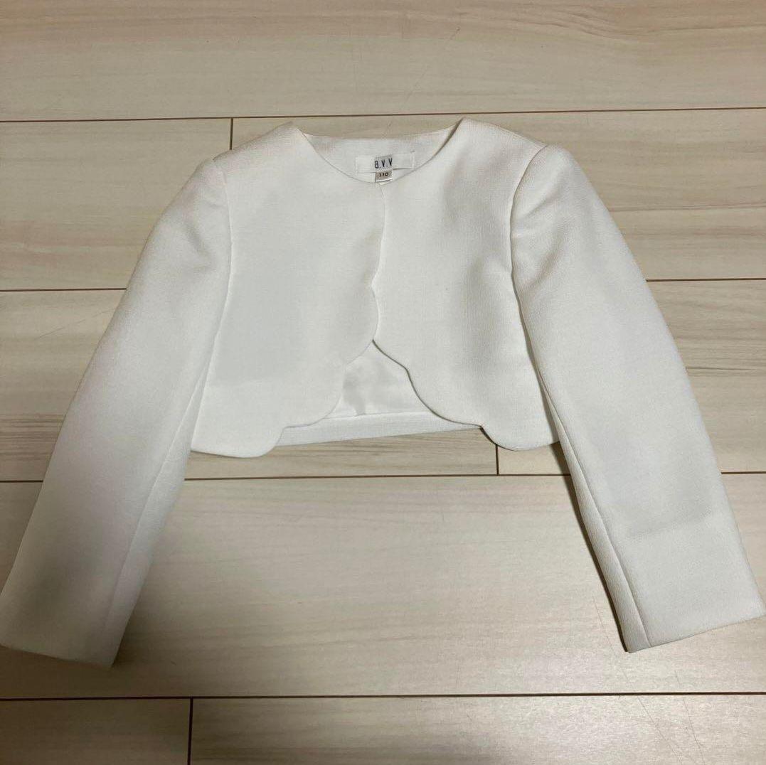 セット販売☆a.v.v セレモニーワンピース、スカラップカーディガンセット