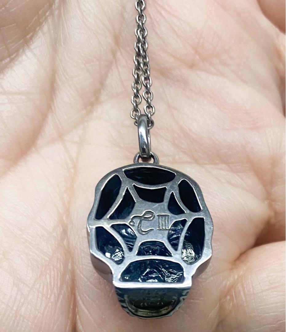 TREASURE IIIIウフ ミニ スカルネックレス 40cm チェーン付き