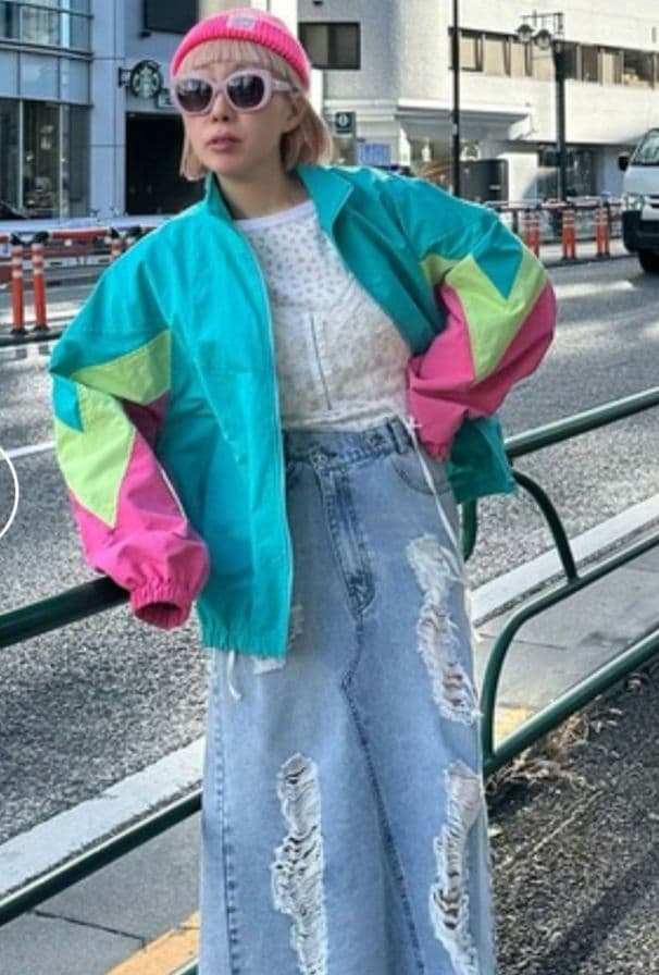 Alley Tokyo 配色切替ジャンパー