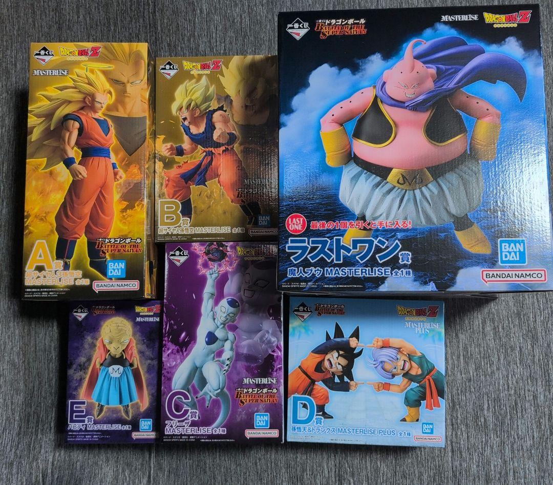 本日中 アーツ★ドラゴンボール 一番くじ A、B、C、D、E、ラストワン賞