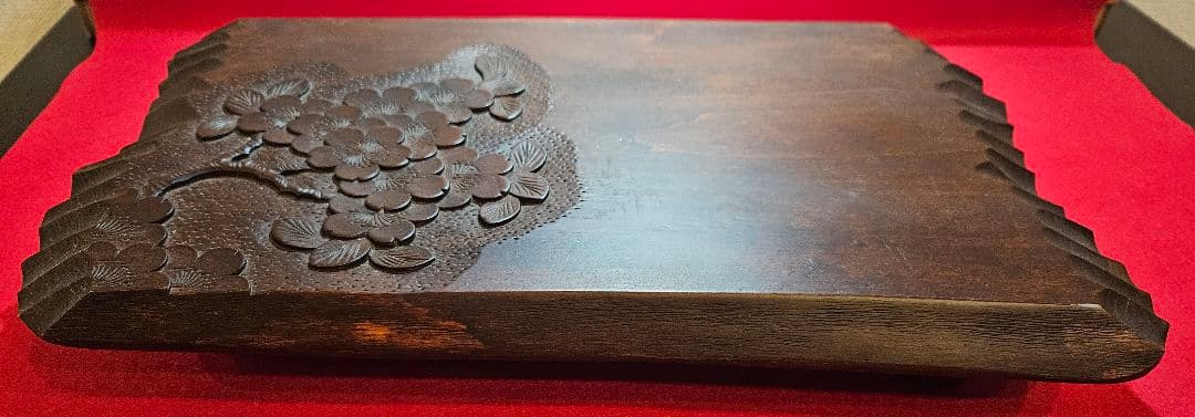 軽井沢彫り 花台 飾り台 大坂屋家具店