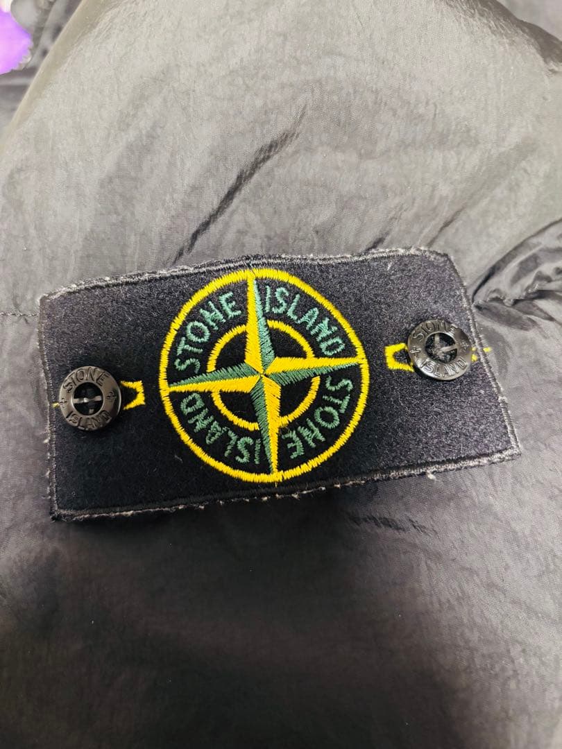 ストーンアイランド　ダウン　BLACK