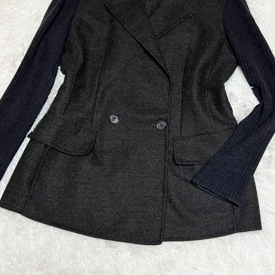 レリアン　ニット切替ジャケット　ロロピアーナ生地　STEFANONI