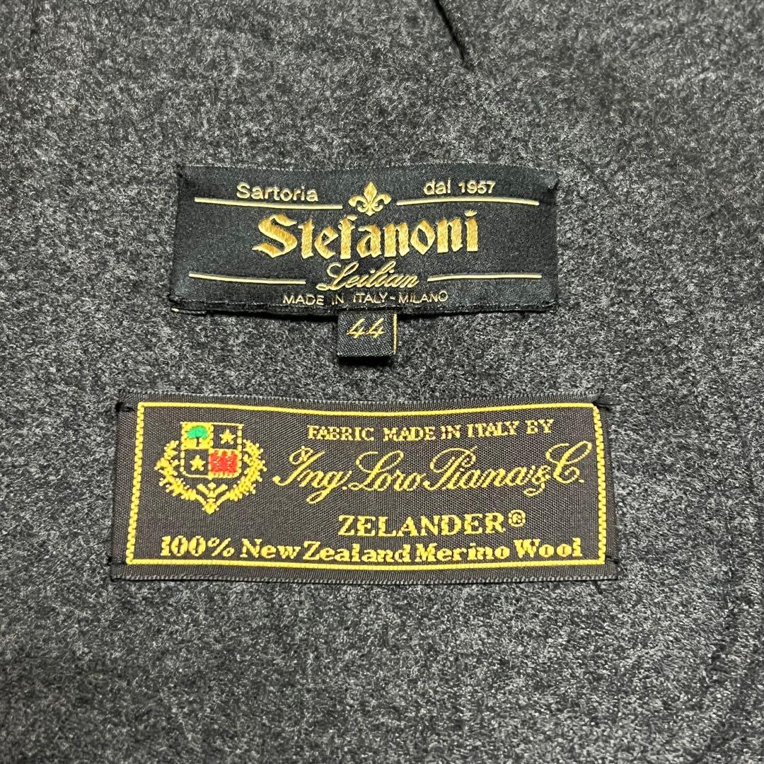 レリアン　ニット切替ジャケット　ロロピアーナ生地　STEFANONI