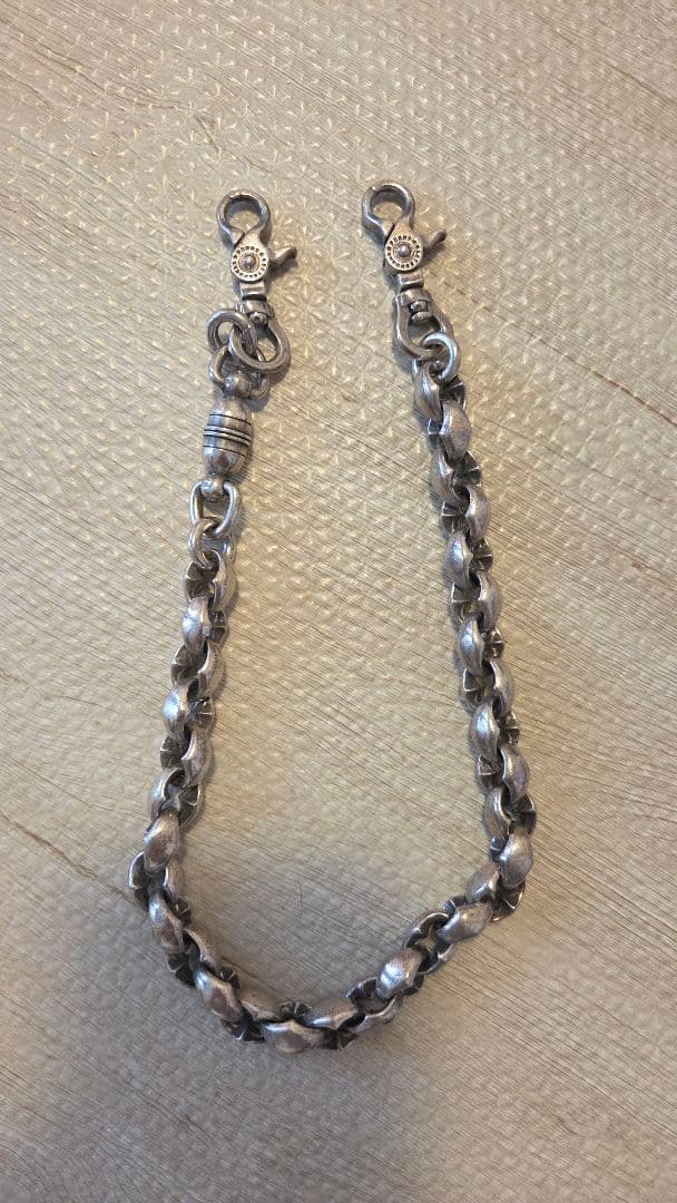 ブランド不明　シルバー ウォレットチェーン 約30cm