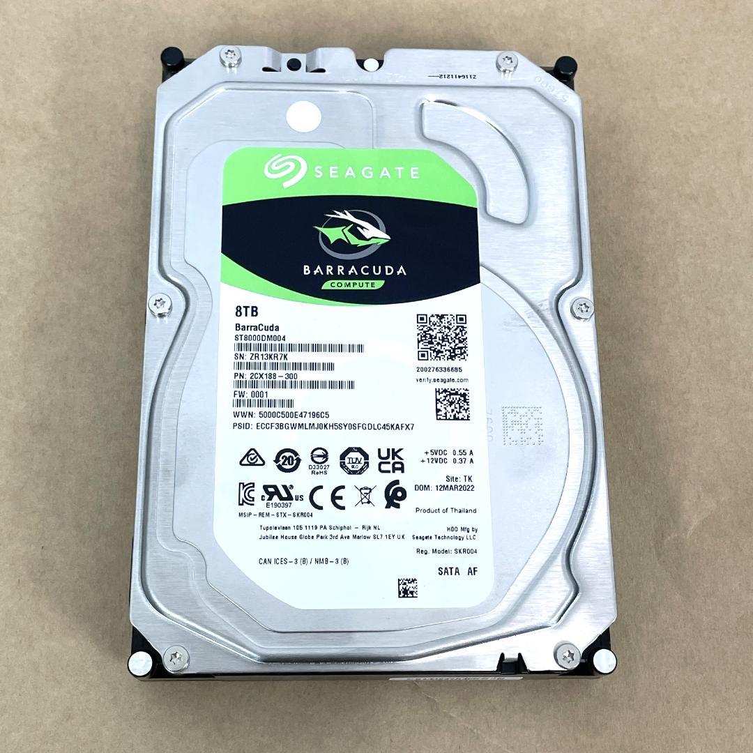 Seagate HDD 3.5インチ ST8000DM004 8TB a710
