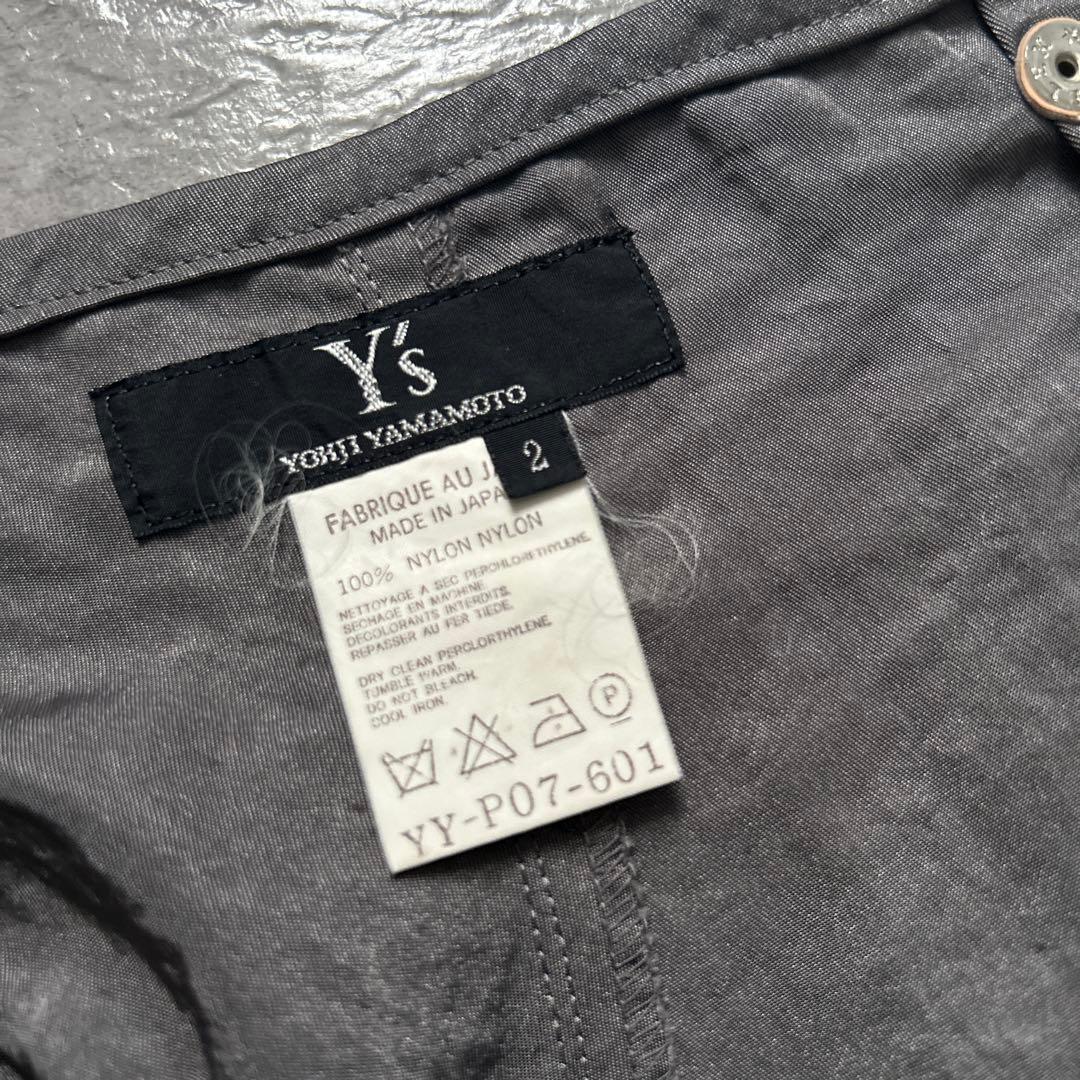 Y'sワイズYOHJI YAMAMOTOナイロンバギーパンツヨウジヤマモト