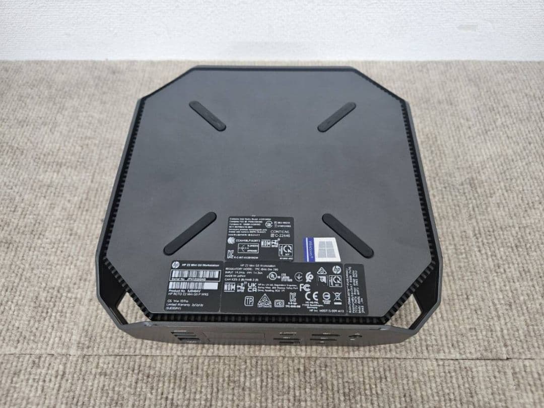 ワークステーション HP Z2 Mini G5 32GB M.2 SSD 512GB