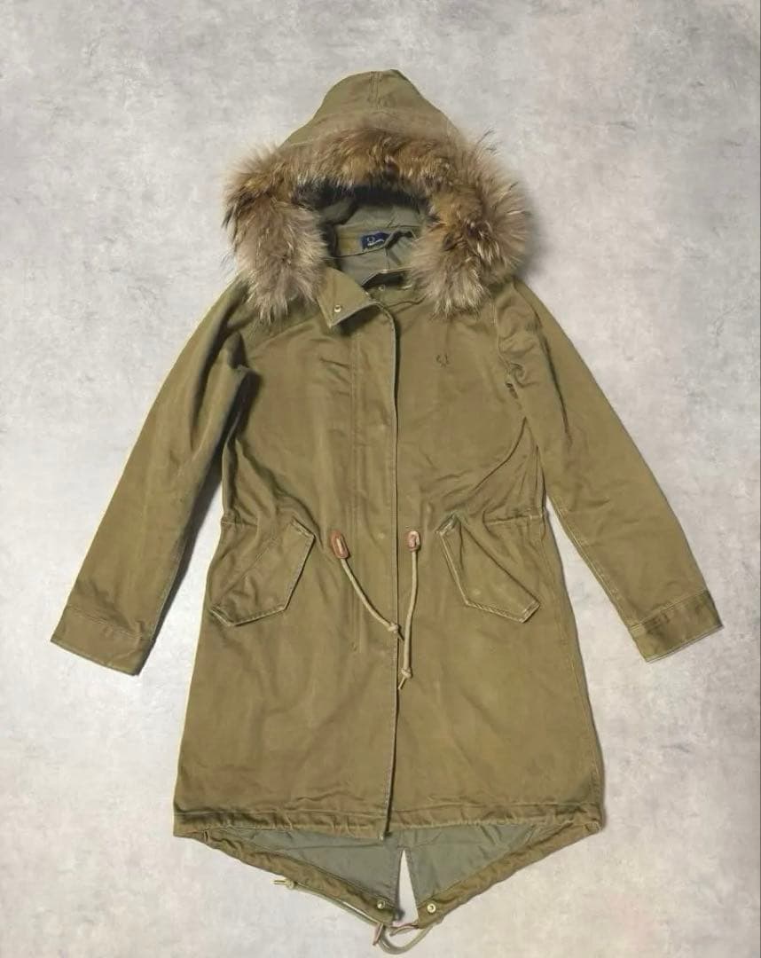 Fred Perry フレッドペリー　モッズコート　裏ボア　ライナー付