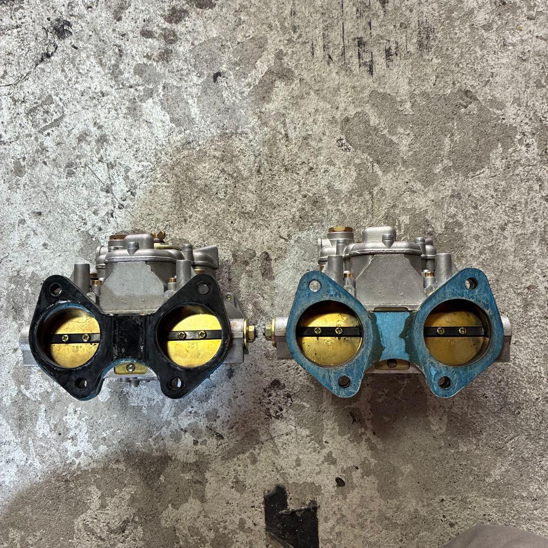 ウェーバー48本体のみ ジェット、ベンチュリー他無し 2個